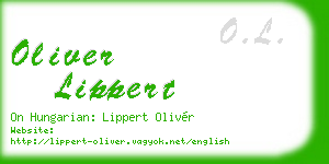 oliver lippert business card