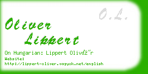 oliver lippert business card